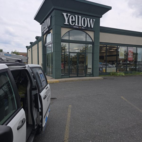 Lavage de vitres Yellow drummondville